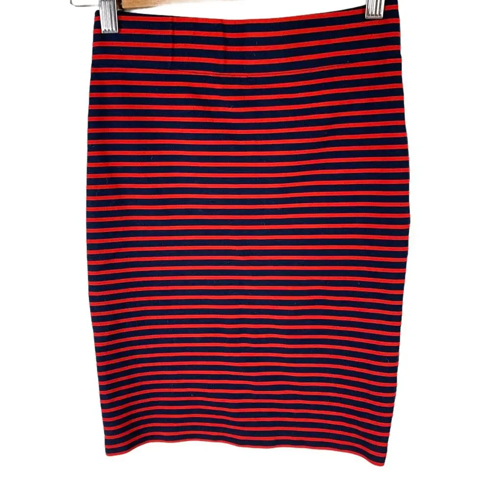 Madewell red navy